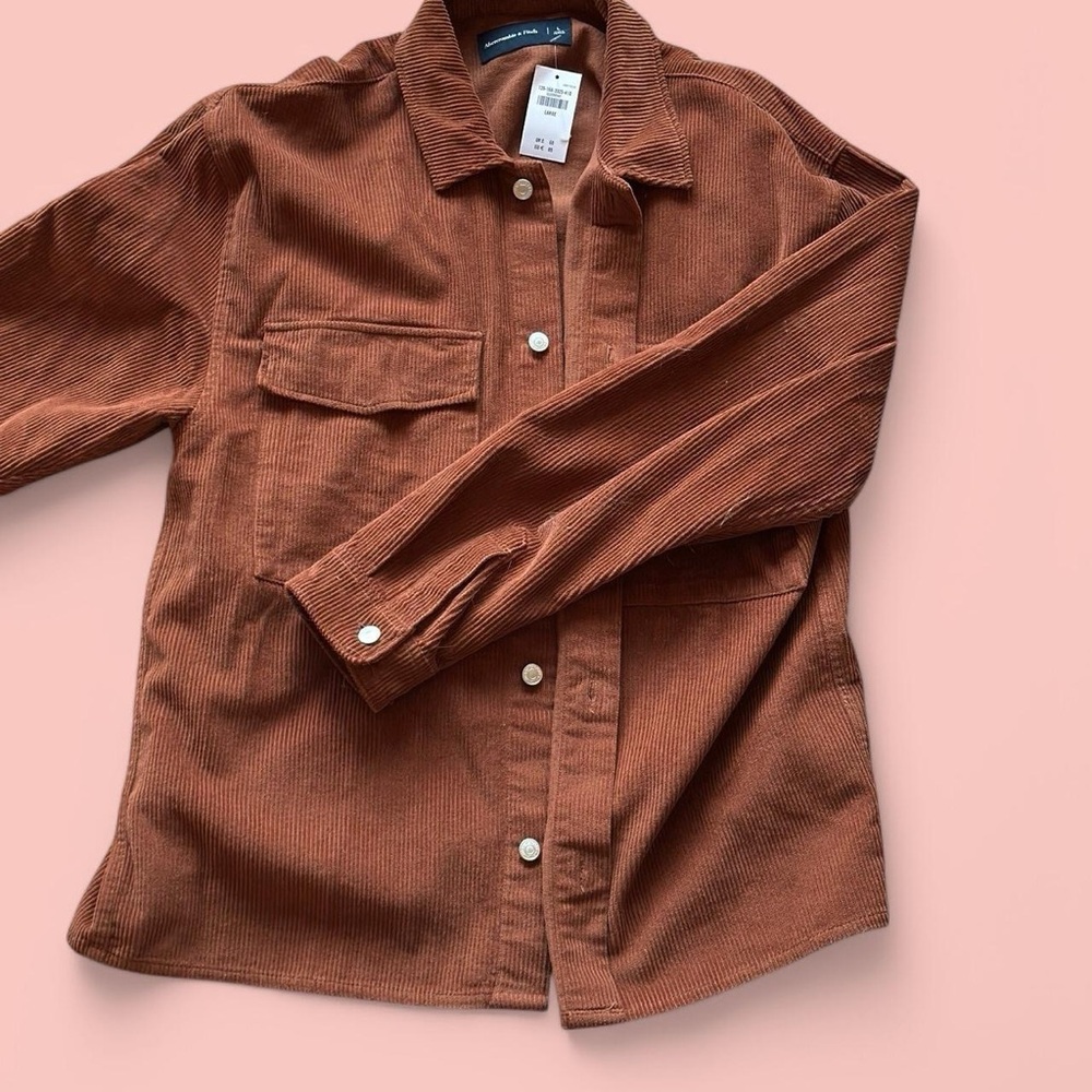 Abercrombie & Fitch Brown Corduroy Shirt